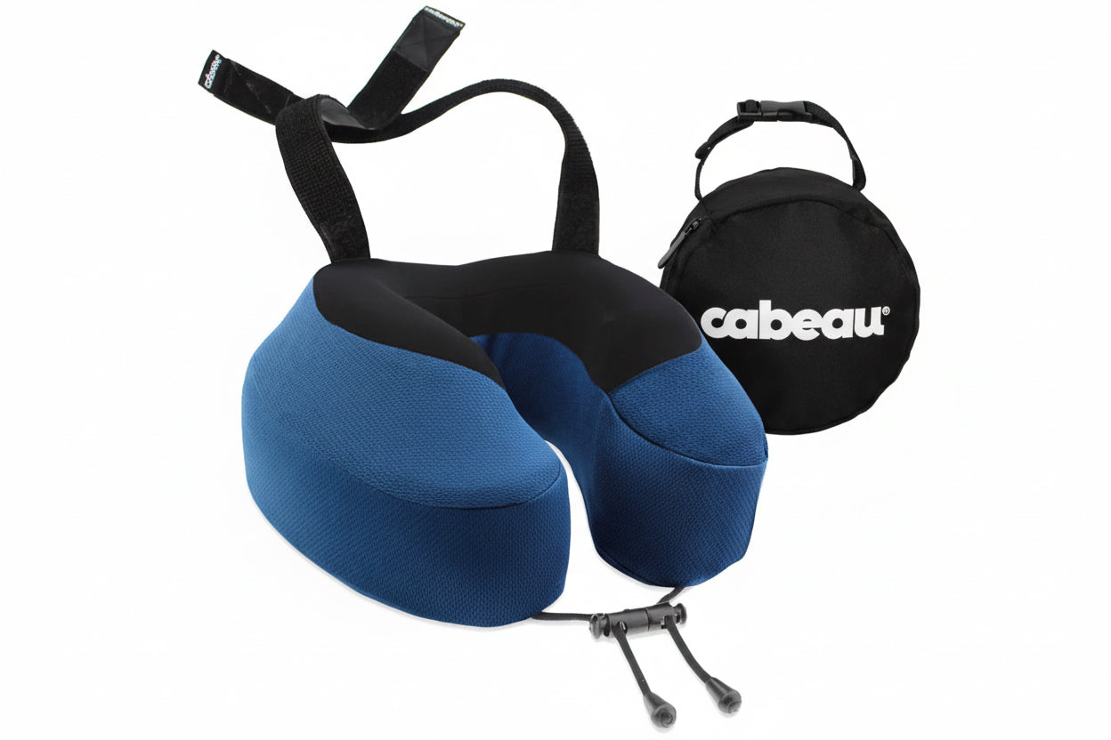 AeroComfort™ – Premium Ergonomic Memory Foam Travel Neck Pillow