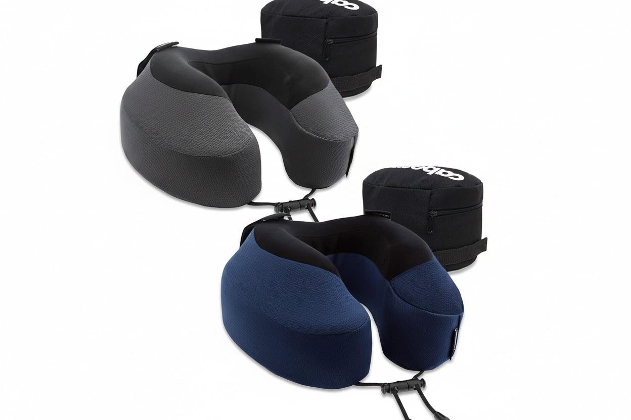 AeroComfort™ – Premium Ergonomic Memory Foam Travel Neck Pillow